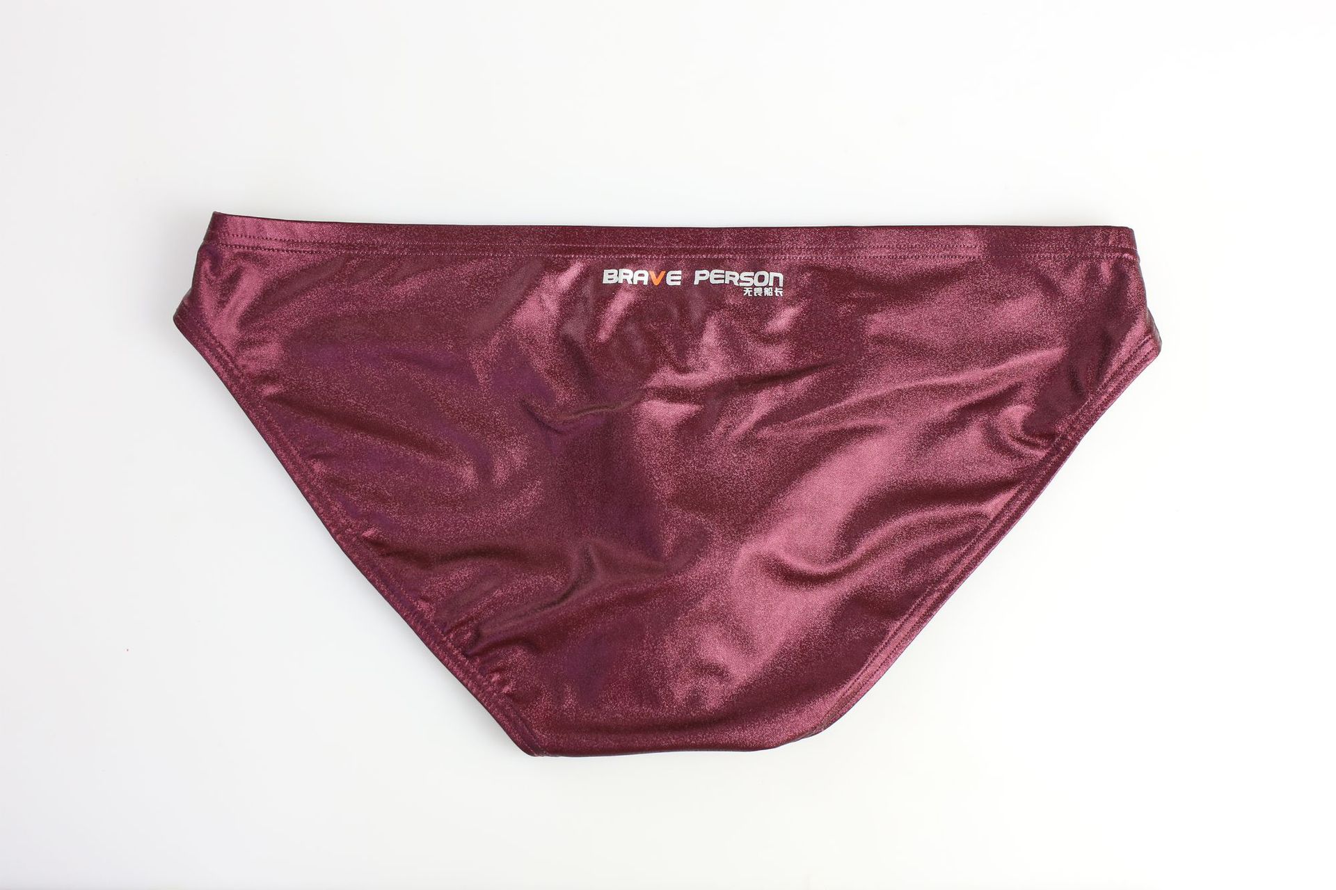 批发新款brave person男士内裤 漆皮仿皮欧美外贸男士三角裤