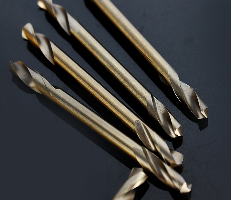 厂家批发昊悍含钴麻花钻头 双头不锈钢专用钻头 汽车钢板打洞钻头