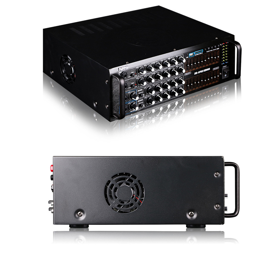 nrs kb005功放机专业ktv功放舞台hifi功放插卡蓝牙ktv唱歌家用