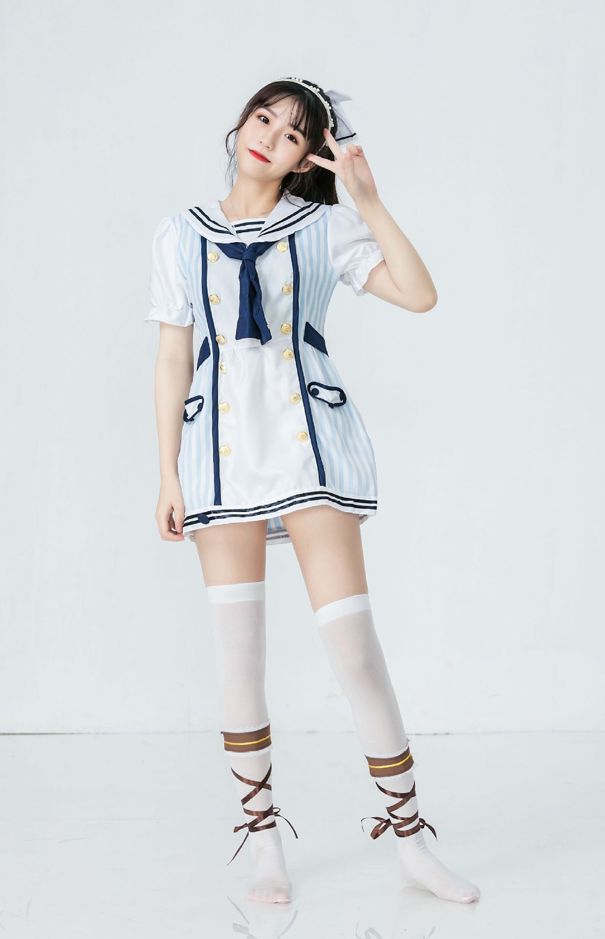 动漫lovelive 海盗未觉醒cosplay海贼物语日常水手服cos套装批发