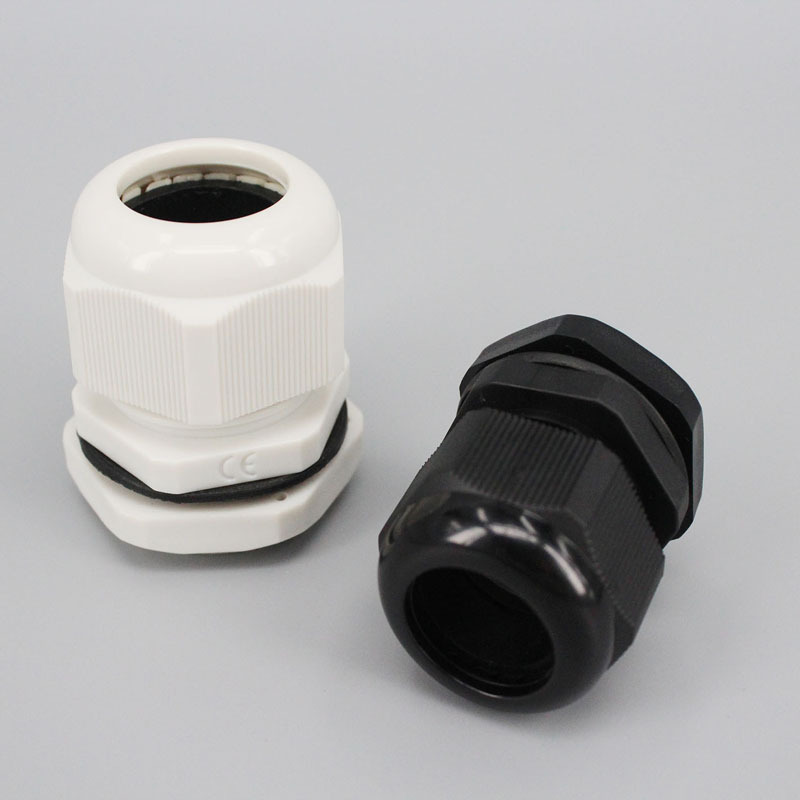 塑料防水接头m22x15厂家直销公制m22电缆接头格兰头固定头
