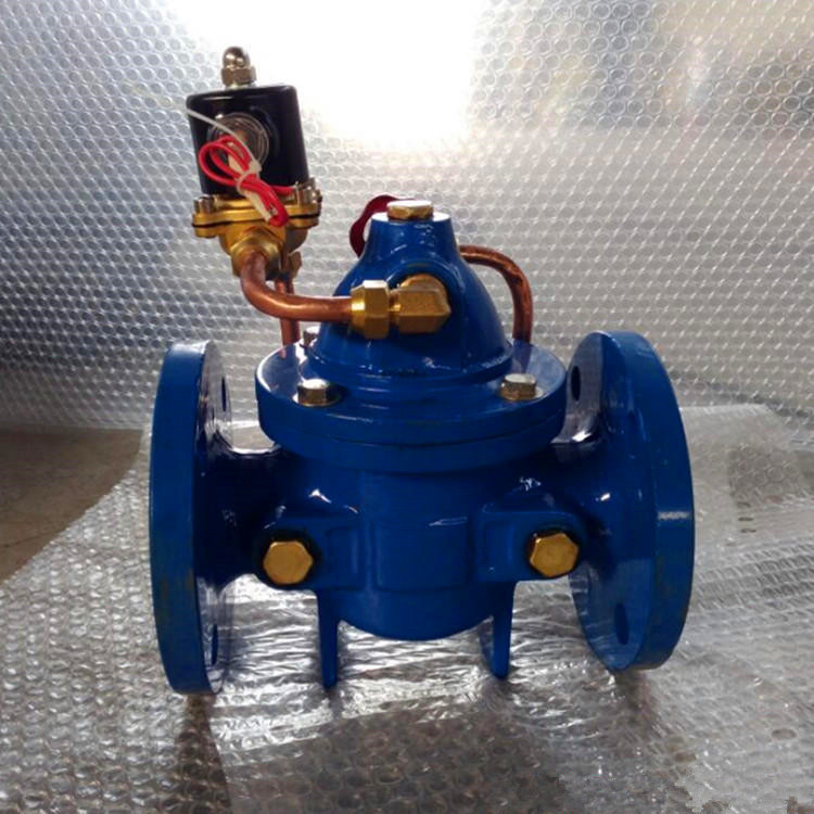 开关水控电动流量控制阀600x-25c消防水利阀dn200水力电动控制阀