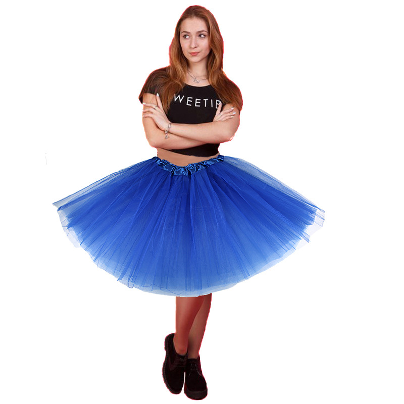 成人tutu裙 半身网纱裙 芭蕾舞舞台演出蓬蓬裙三层六片 厂家直销