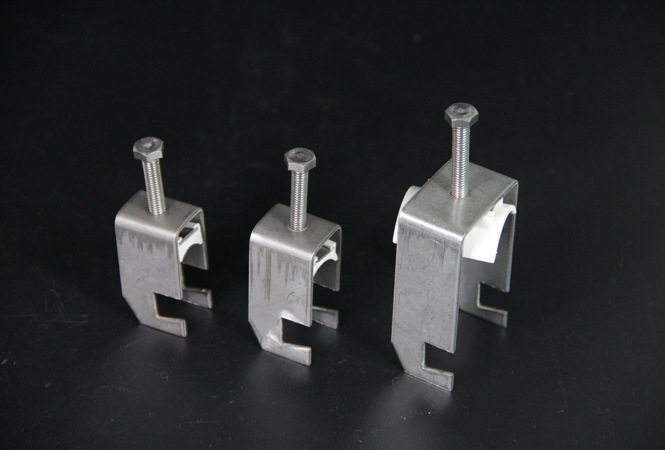 k07不锈钢304单边勾电缆卡子 电缆固定卡 桥架梯式 c型槽电缆卡