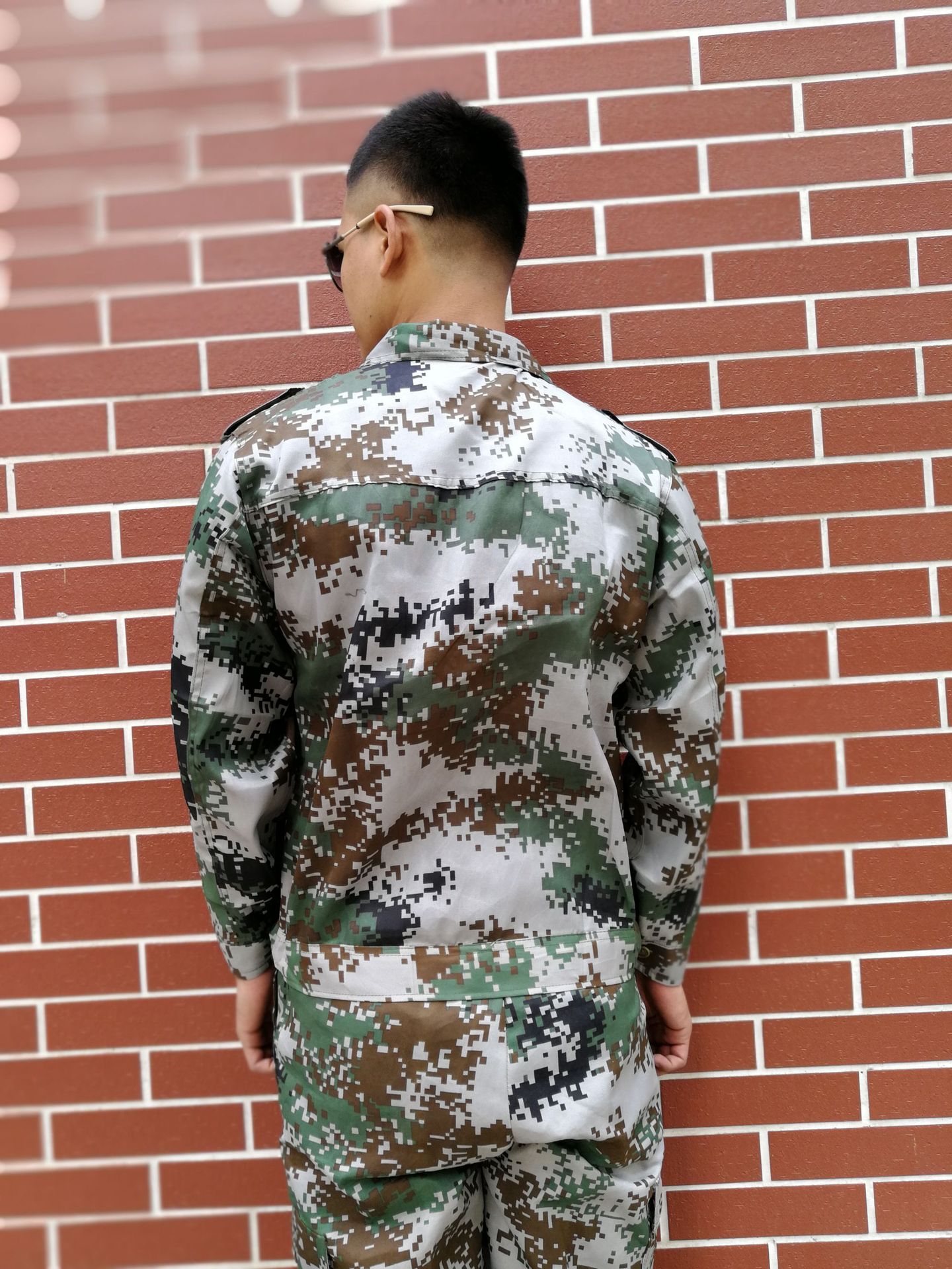 户外丛林数码迷彩服套装绿花作训服野外正品07军训军迷迷彩服批发