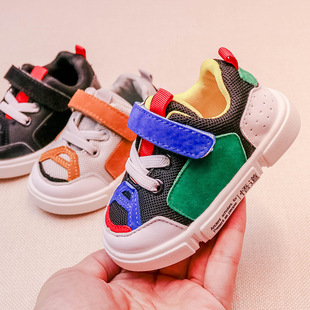 宝宝鞋子春秋运动鞋婴儿防滑学步鞋魔术贴儿童单鞋休闲防滑软底潮