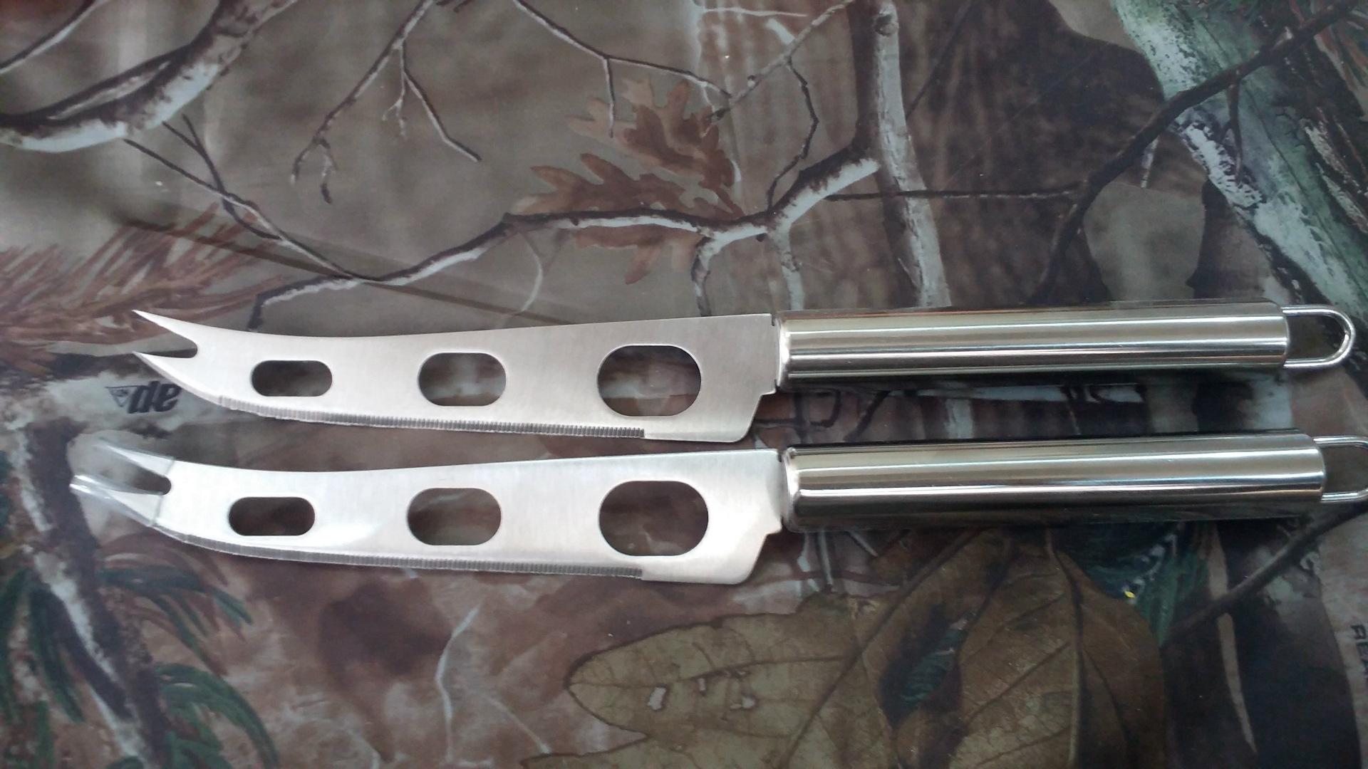 三眼芝士刀空心柄芝士刀奶油奶酪刀镂空刀不锈钢芝士餐具