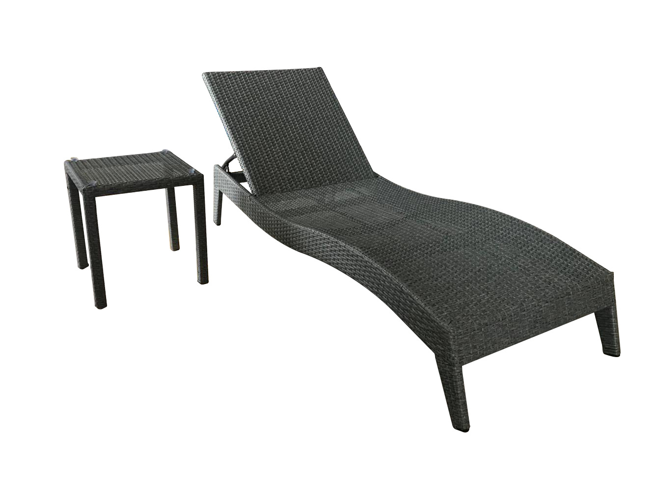 酒店定制 藤编沙滩躺床睡椅 户外休闲游泳池创意家居躺椅工程定制