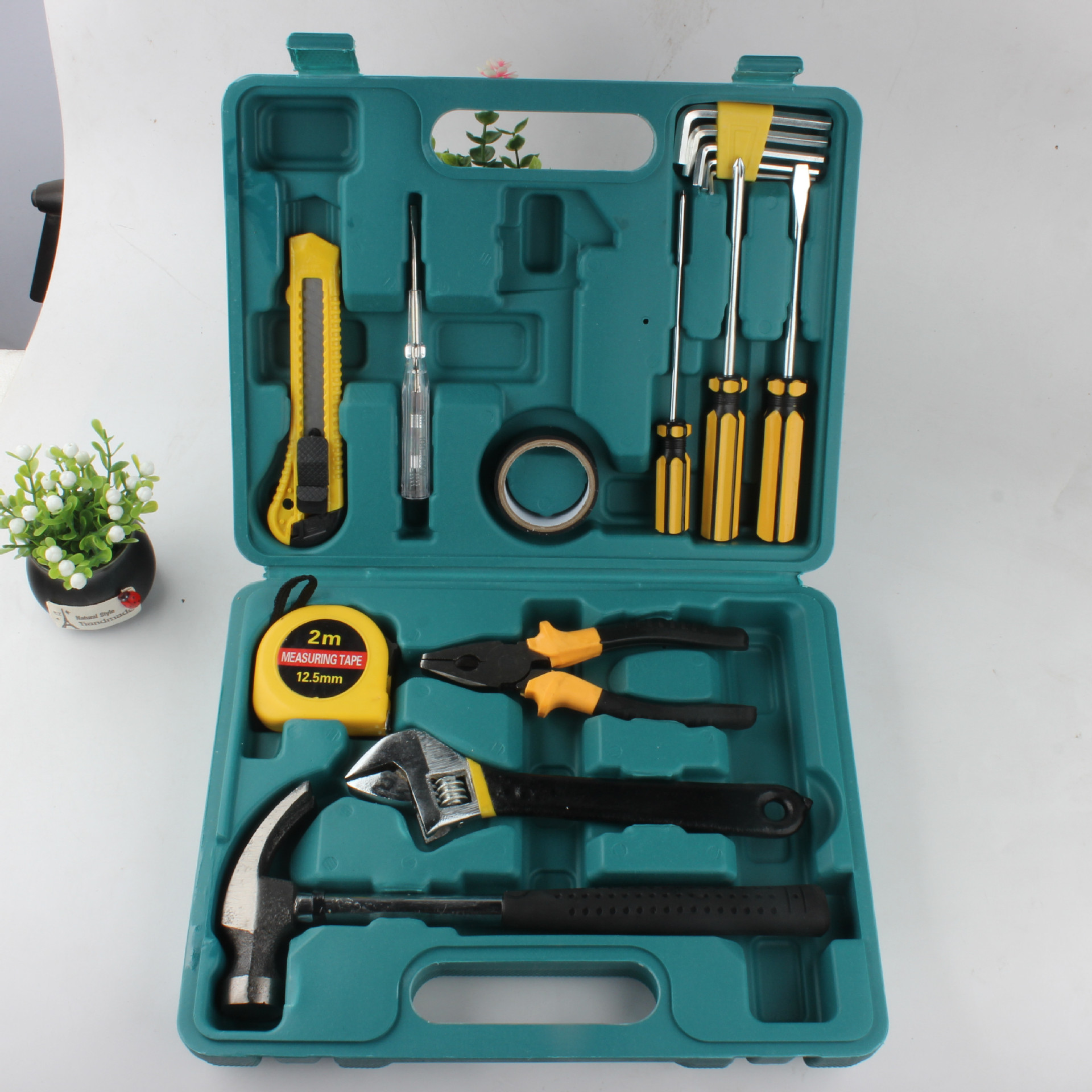汽车工具套装组合工具箱16件套工具盒维修工具礼品工具箱礼品定制