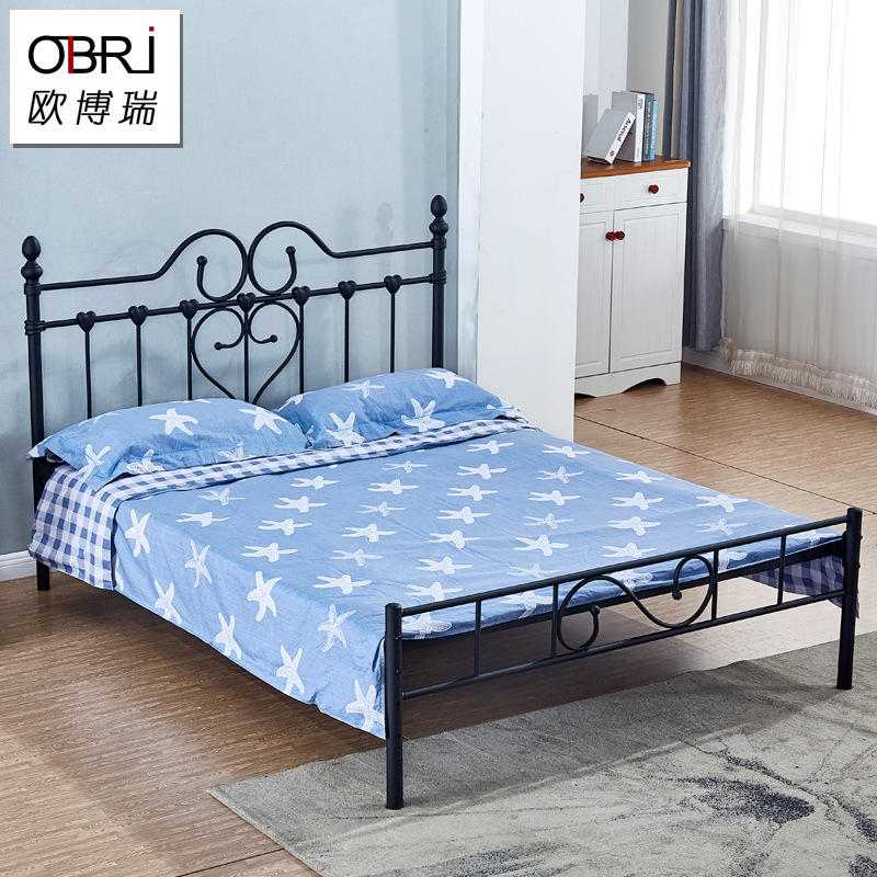 8米金属铁架床单人1.2米卧室宿舍公寓铁床