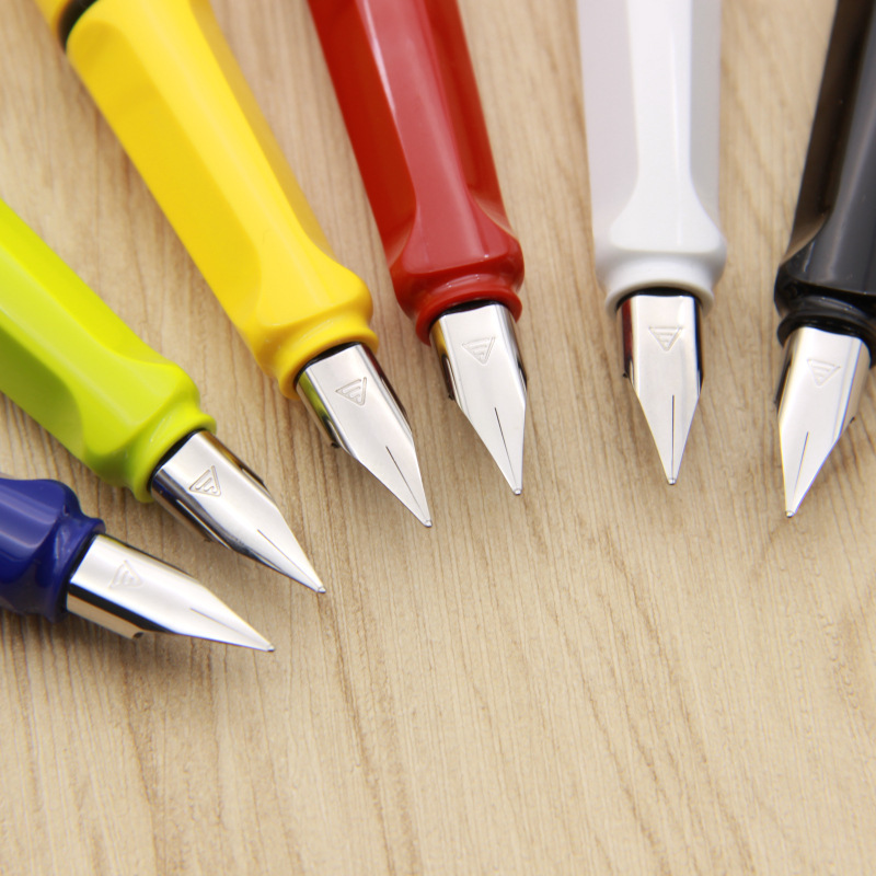 烂笔头757学生正姿钢笔烂笔头两用可换墨囊/吸墨糖果色练字书法