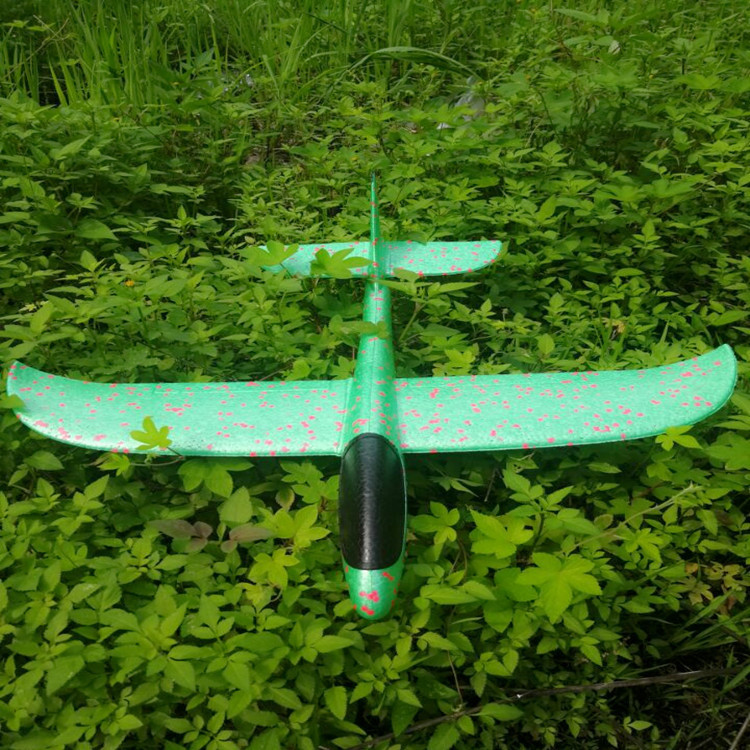 48cm Upgraded Ultra-Light Hand Throwing Model Aircraft Bubble Plane Children Throwing Glider Outdoor Parent-Child Toy Model