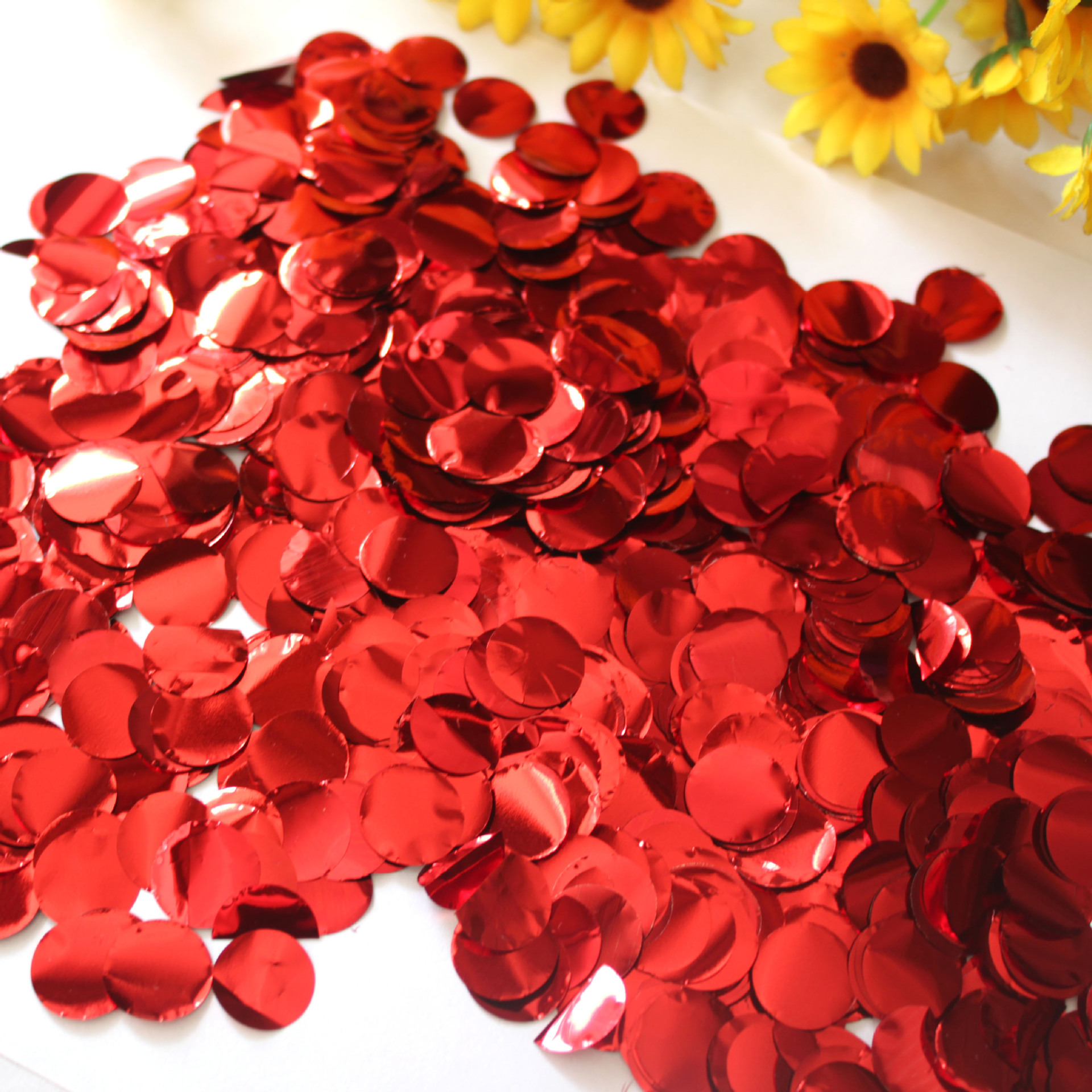 12寸透明亮片乳胶气球抛撒纸屑五角星铝箔亮片礼花波波球填充物