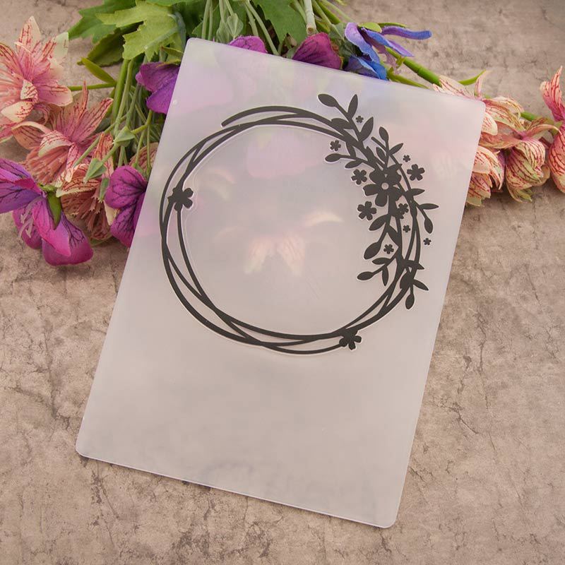 diy塑料凹凸压花模板 凹凸板压花模 压花印夹 em032