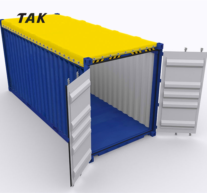 40ft敞口集装箱蓬布 开顶集装箱罩布 集装箱篷布 配33米钢丝绳