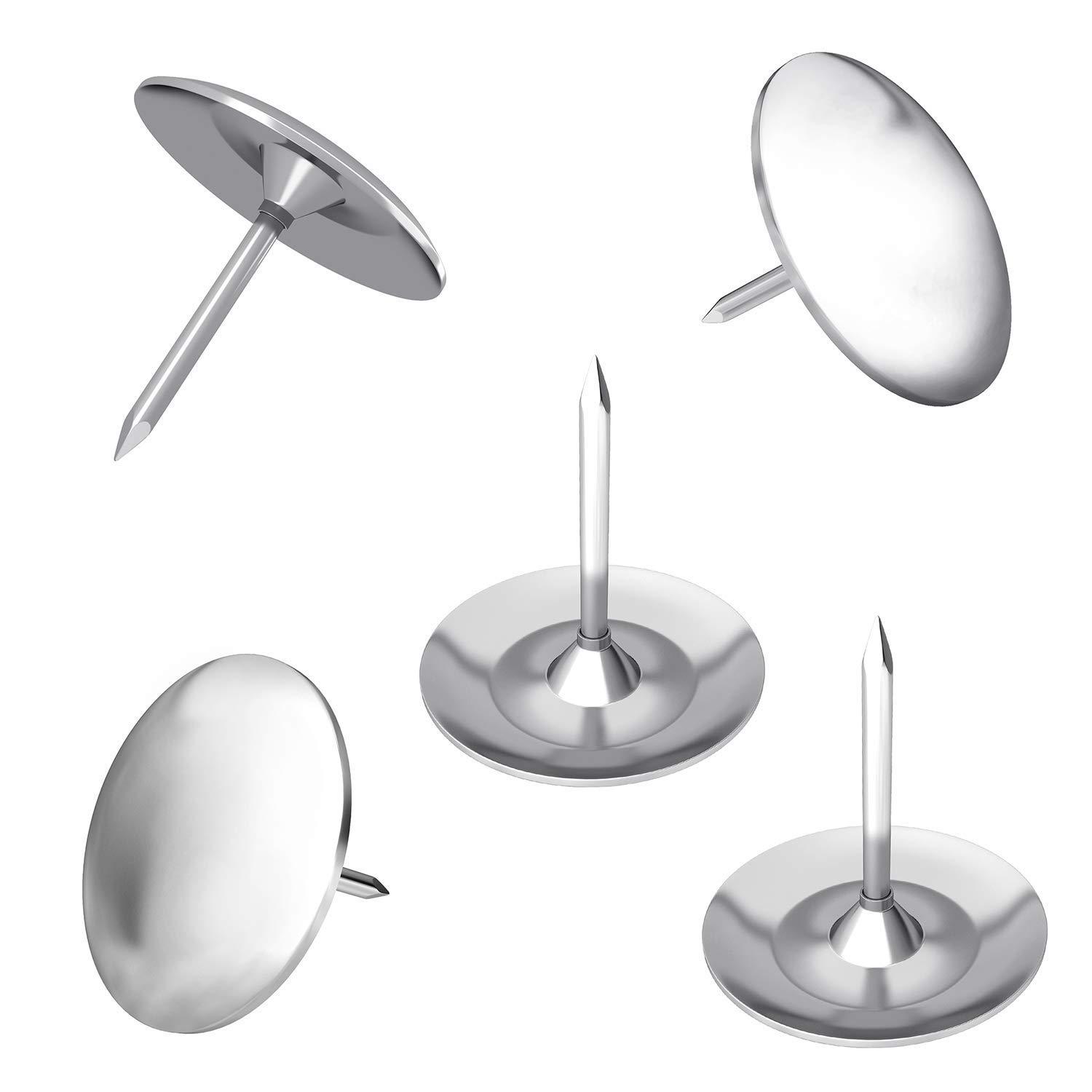 跨境专供 金属图钉 金属圆头钉大头钉子 软木钉墙钉按钉 400枚装