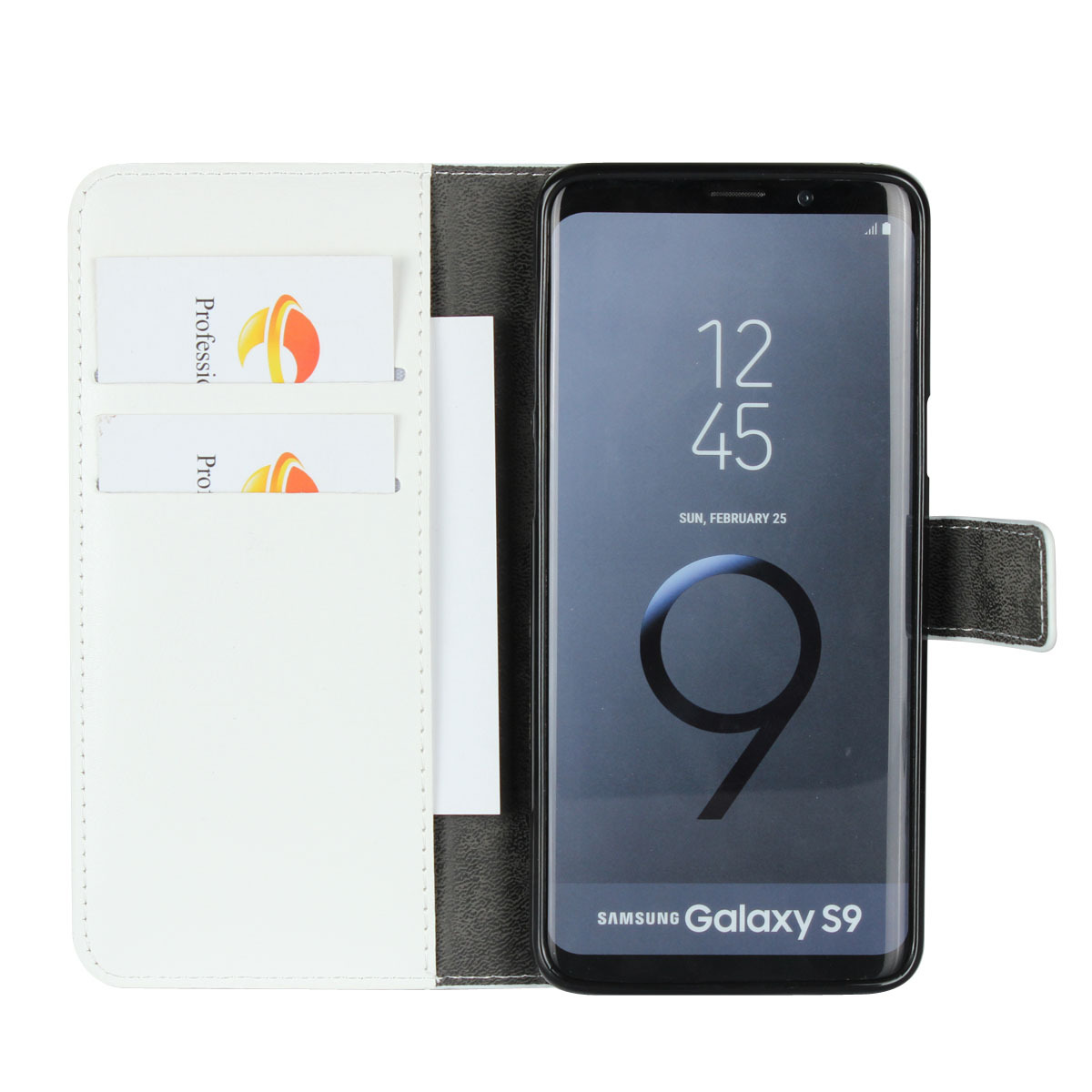 三星s9手机套 s9plus保护套 新款钱包式翻盖插卡疯马纹皮套批发