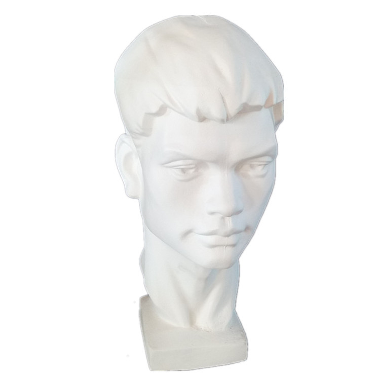 美术用品写生教具素描石膏像广东青年头像厂家直供批发零售均可