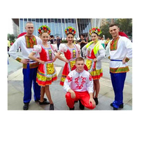 俄罗斯民族舞蹈服装外国话剧服装欧洲宫廷服装公主女仆装