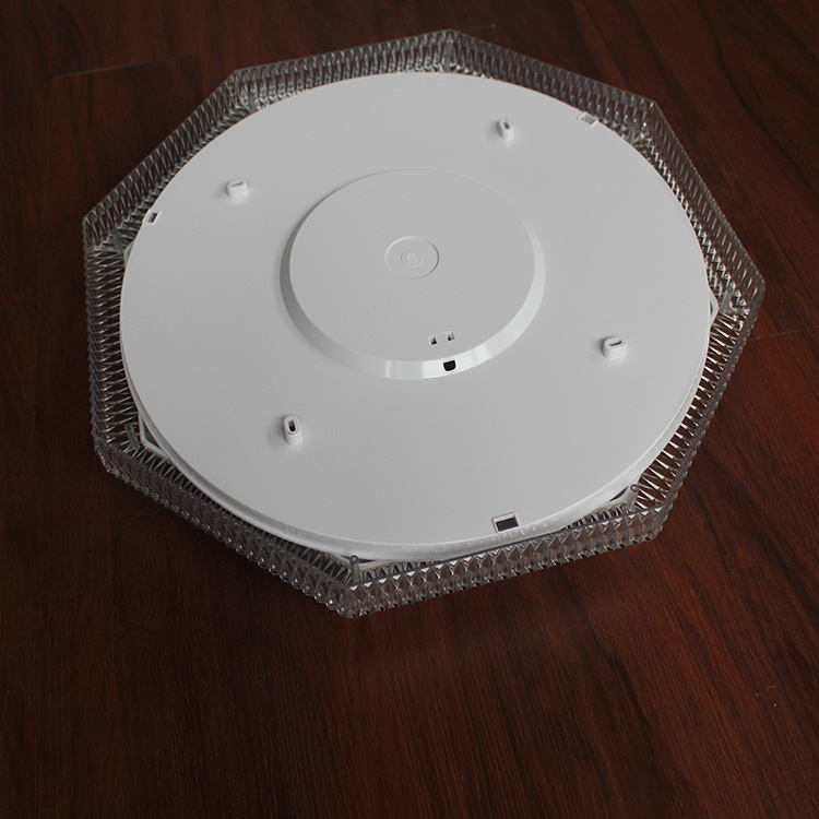 厂家直销 韩国热销款八角水晶吸顶灯罩外壳室内大厅吸顶灯套件