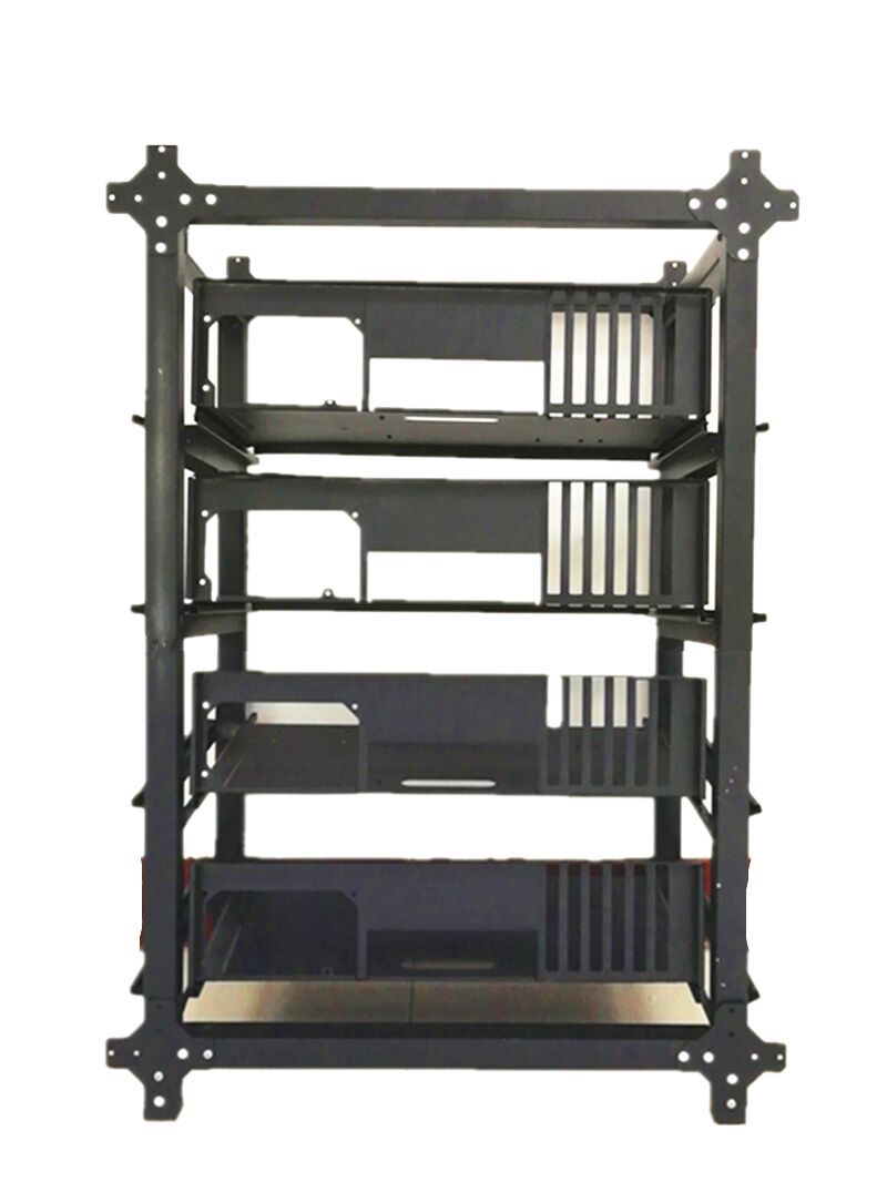 跃威游戏工作室机架 机箱网吧集中机房机架 主机托盘支架光速通