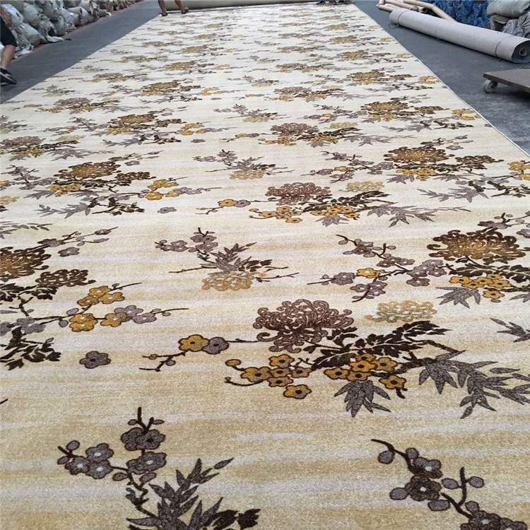 随意裁剪地毯尺寸支持来图定制呢绒提花地毯酒店宴会厅会议室地毯