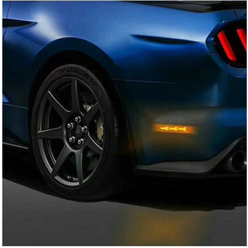 鱼骨后杠灯边灯一灯两用适用于进口福特野马后杠灯与边灯改装加装