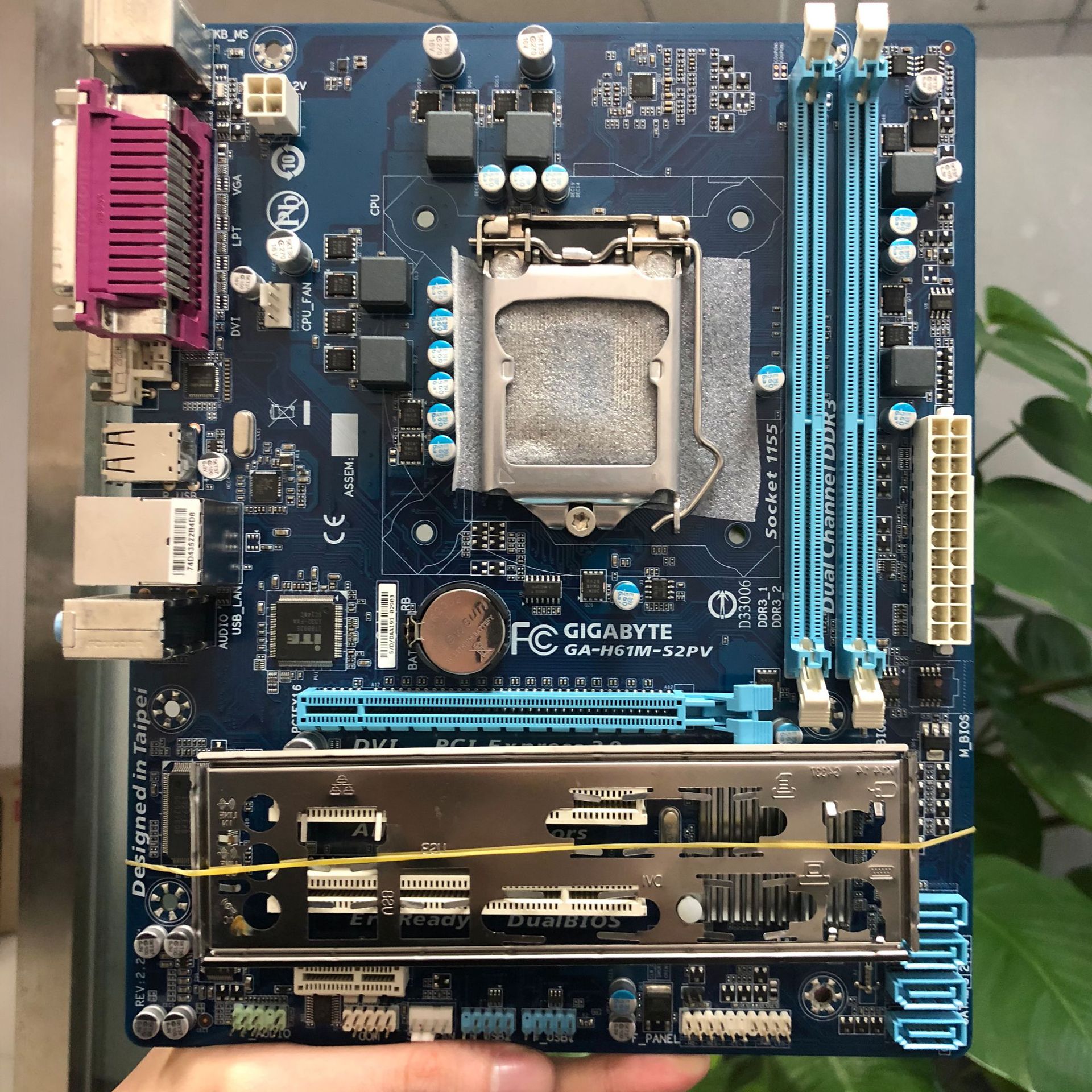 技嘉华硕 二手h61主板 原装拆机 电脑主板 lga1155针 ddr3双通道