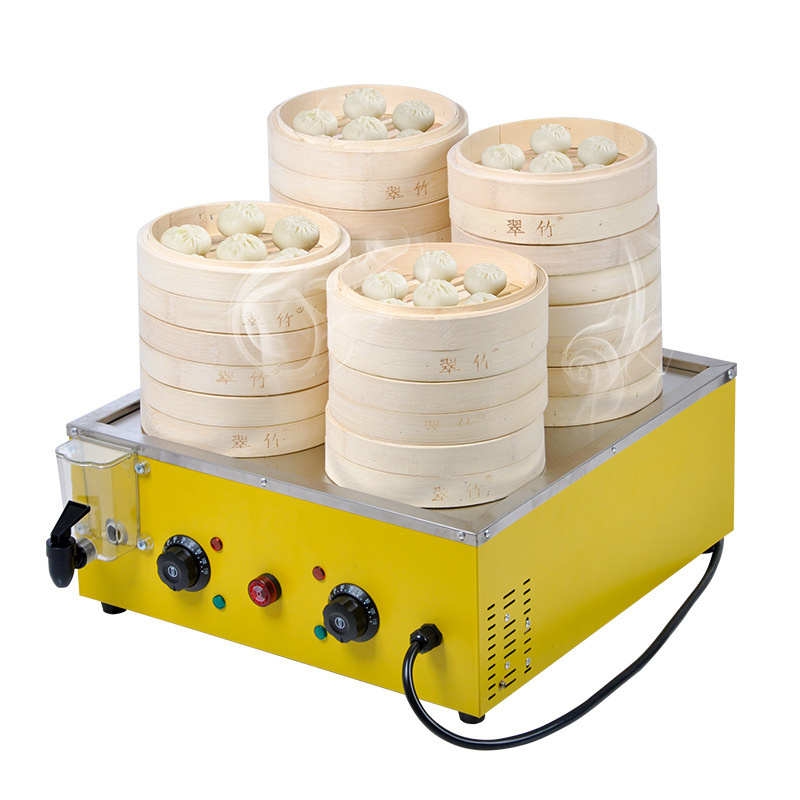 四孔蒸包机蒸包炉商用台式蒸包子机防干烧保温电热蒸包蒸饭蒸饺炉