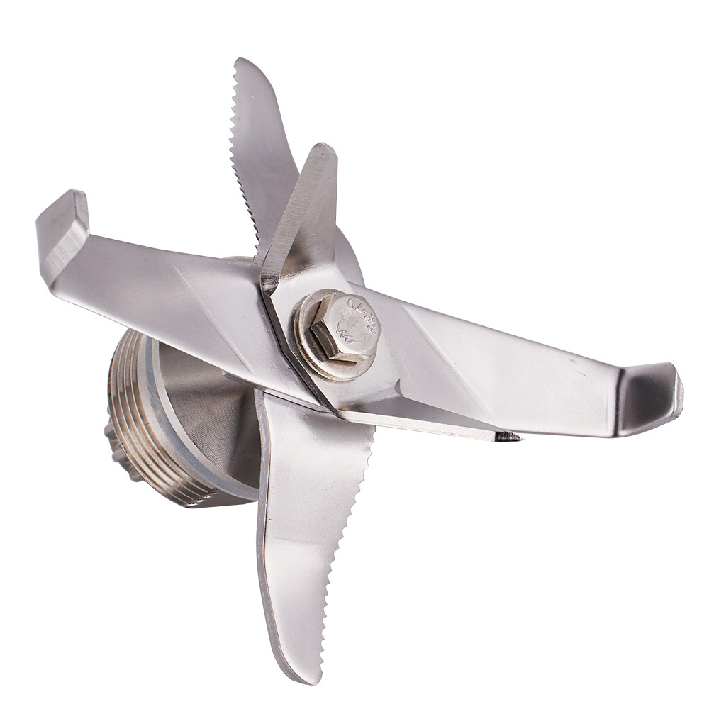 高端家用商用钝刀尖刺二合一沙冰专用破壁机刀组冰冻水果搅拌刀