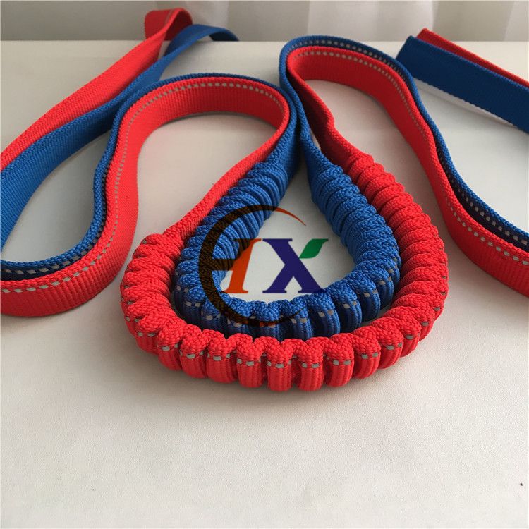 厂家直销弹力皱褶缓冲织带 宠物伸缩牵引绳 弹性好反复拉升不变形