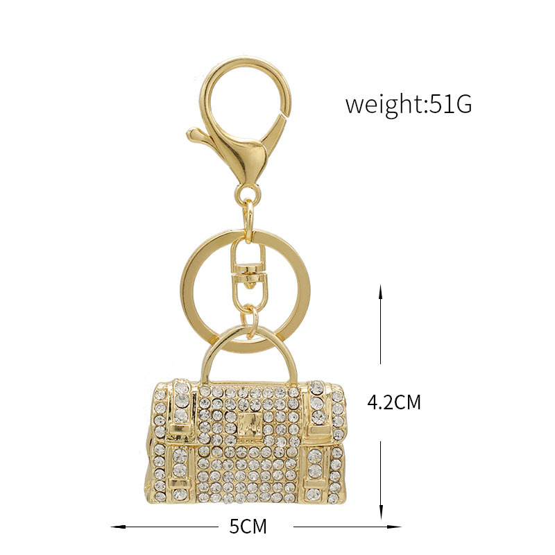 New Gift Handbag Style Alloy Key Ring Pendant Exquisite Bag Ornaments Manufacturers Support