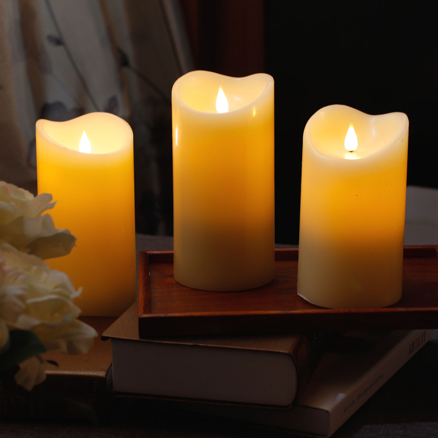 厂家直销摇摆电子蜡烛生日婚庆装饰餐厅家居创意摆件用品海外直发