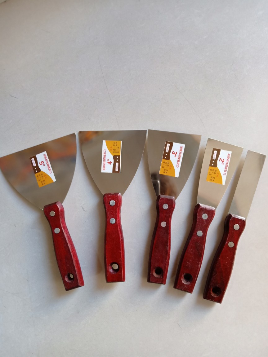 油灰刀杰克柄不锈钢灰刀清洁刀墙皮铲刀油灰刀多功能油灰铲腻子刀