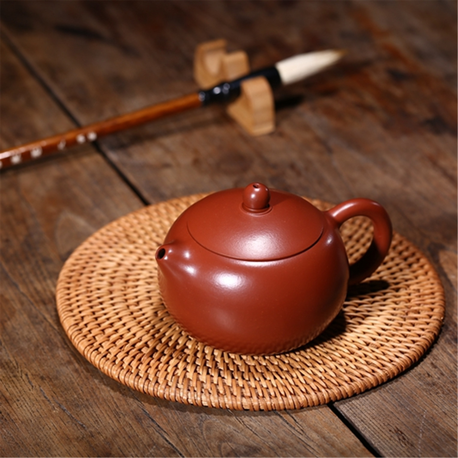 厂家批发宜兴紫砂壶名家手工大红袍西施壶 茶壶茶具 礼品定制混批