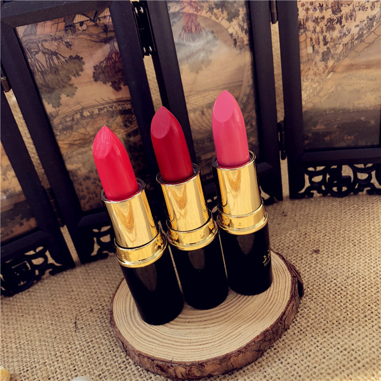 上海女人新款口红 含护唇精华不易脱色保湿滋润唇膏唇彩三色口红