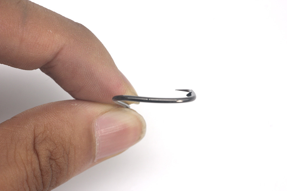 7384鹰嘴钩高碳钢鱼钩海钓钩 大号鱼钩单钩 德州钓组路亚软饵钩