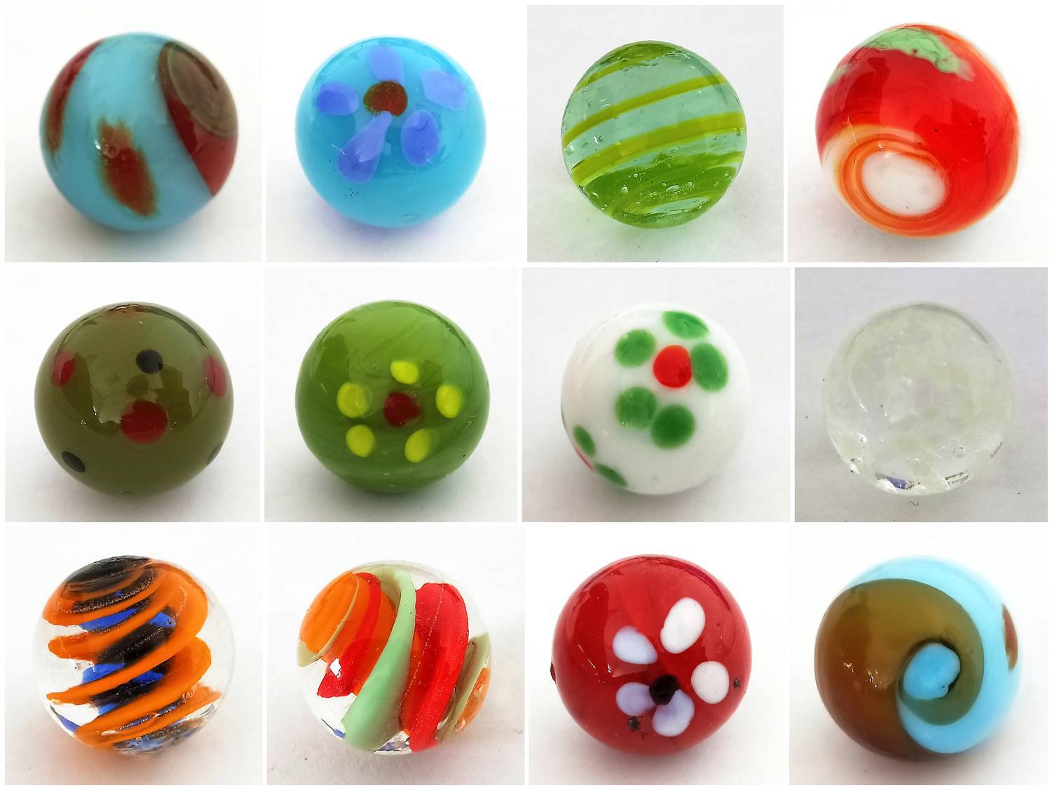 玻璃球 游戏玻璃珠 弹珠 玻璃珠 琉璃珠 散珠 夜光珠 透明珠 彩珠