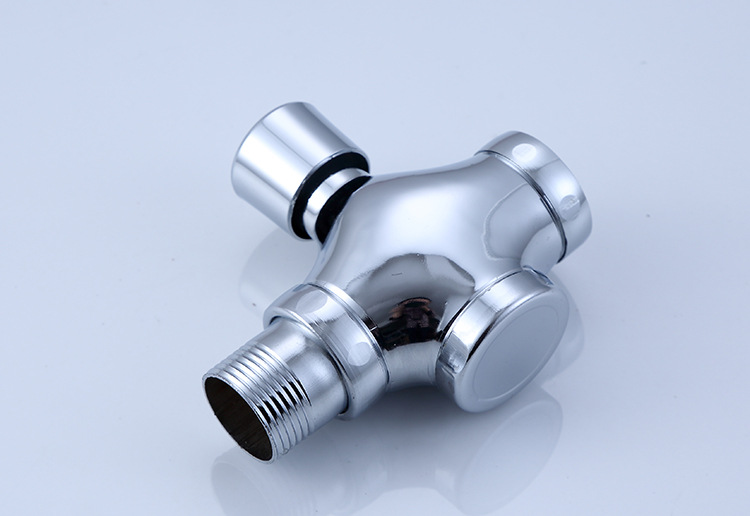 铜厕所冲洗阀大便阀延时冲水阀厂家批发四通手按式冲洗阀