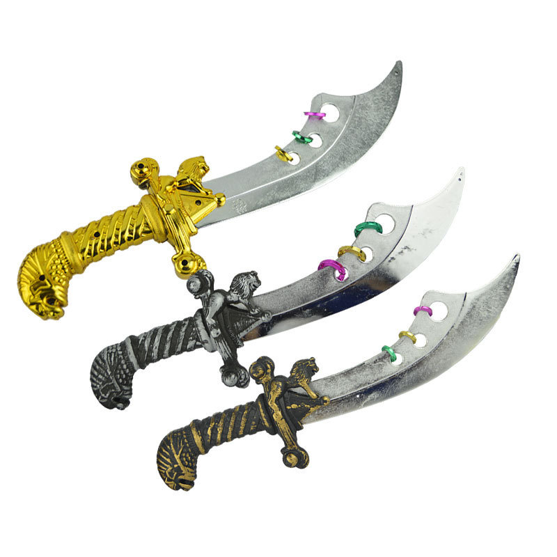 儿童玩具刀剑塑料长剑宝剑玩具舞台表演道具地推玩具批发小狮王刀