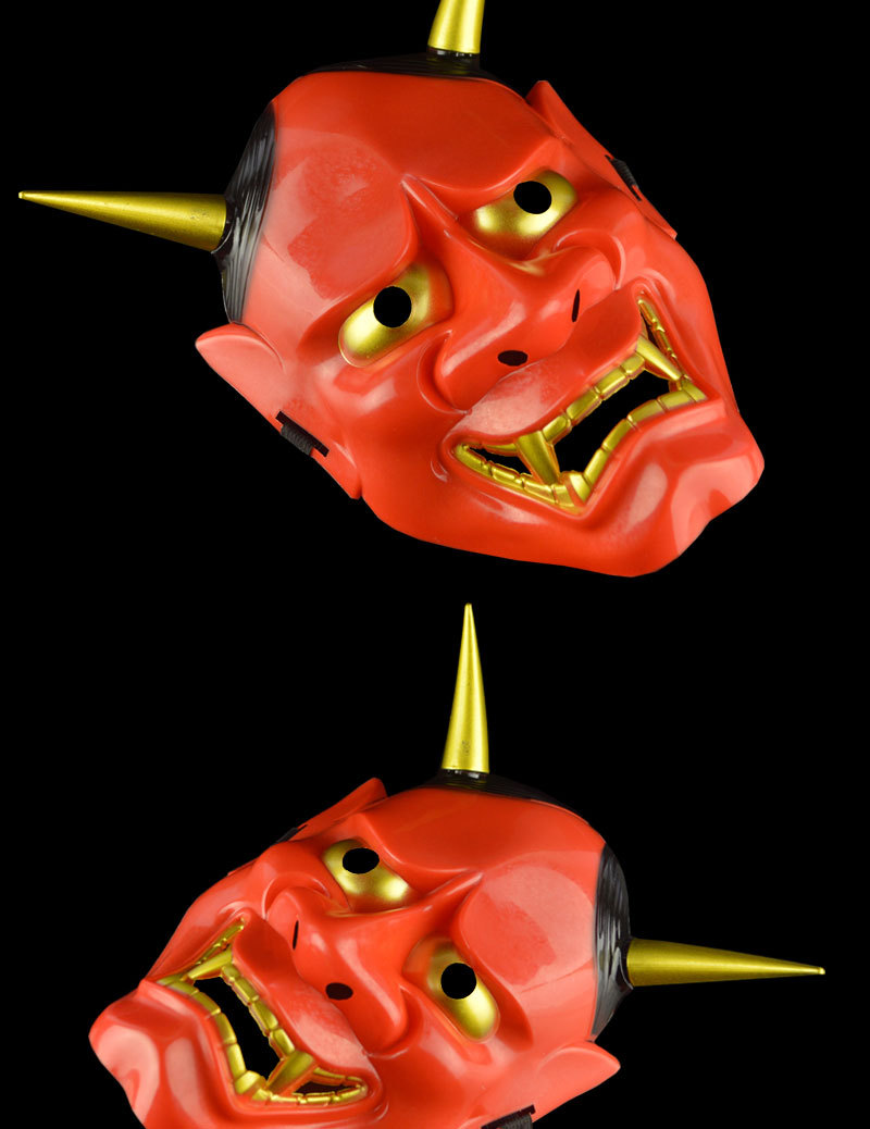 厂家直销 日本鬼首般若面具 电影主题面具 新款鬼脸面具恐怖鬼脸