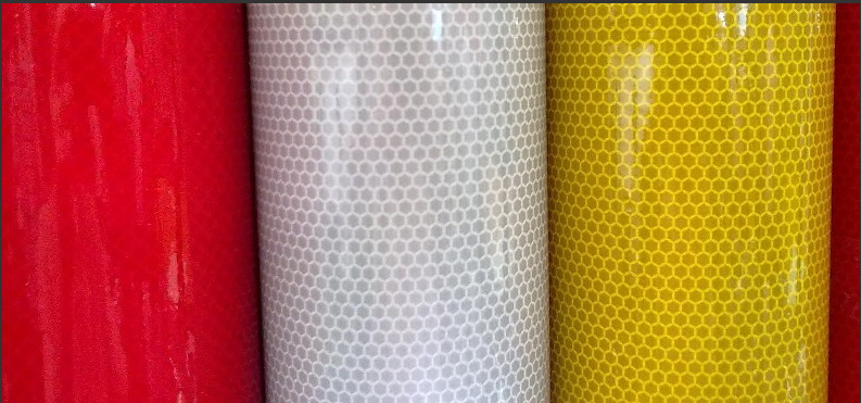 反光材料 布基晶彩格 高架桥交通标识