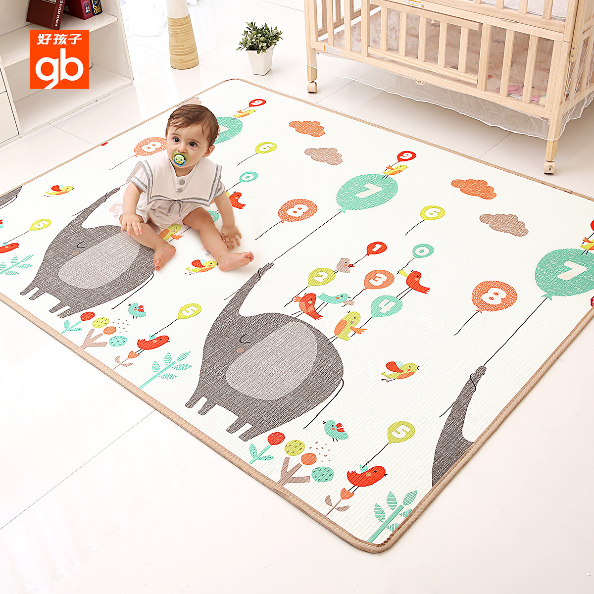 5cm好孩子爬行垫环保儿童泡沫地垫游戏毯xpe婴儿爬爬垫