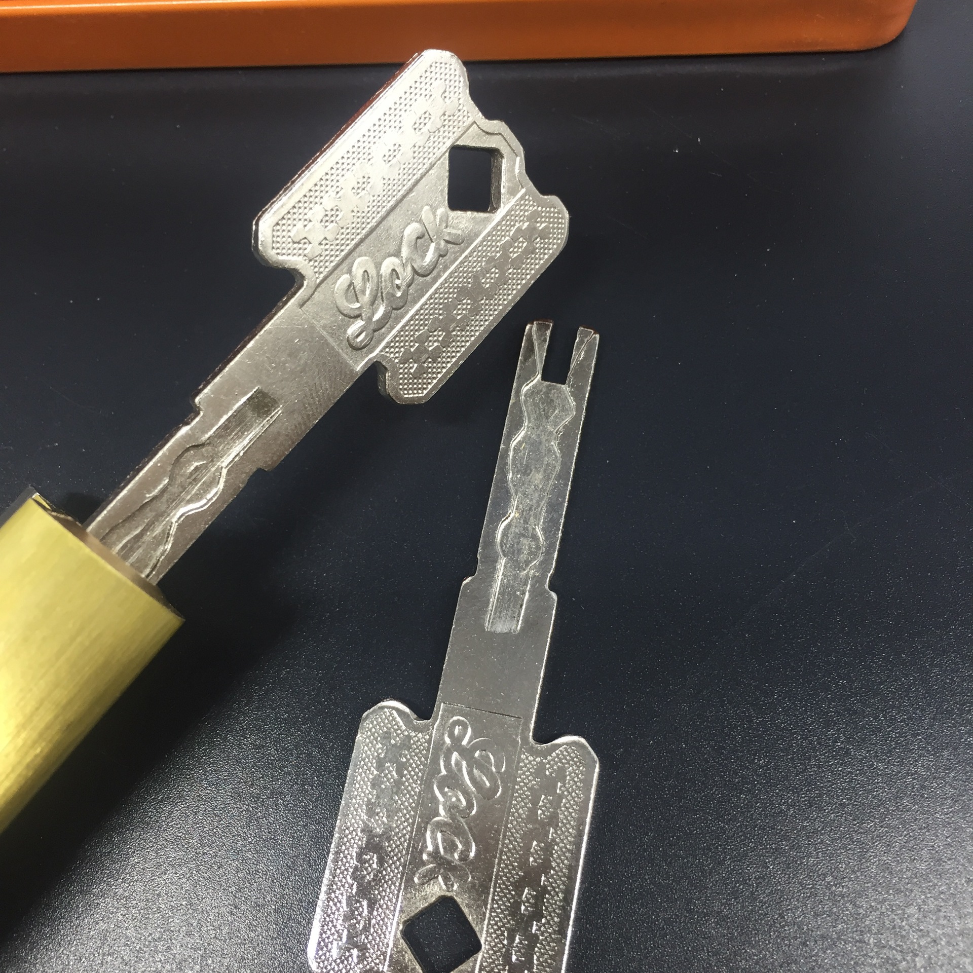 家用防盗门超c级锁芯 双面叶片锁芯 防打断锁芯 2 6