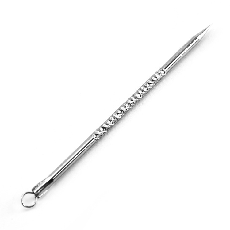 Factory Direct Sales Pimple Pin Stainless Steel Acne Needle Pimple Pin Short Needle Acne Needle Blackhead Removal Pop Pimples Pimple Extractor