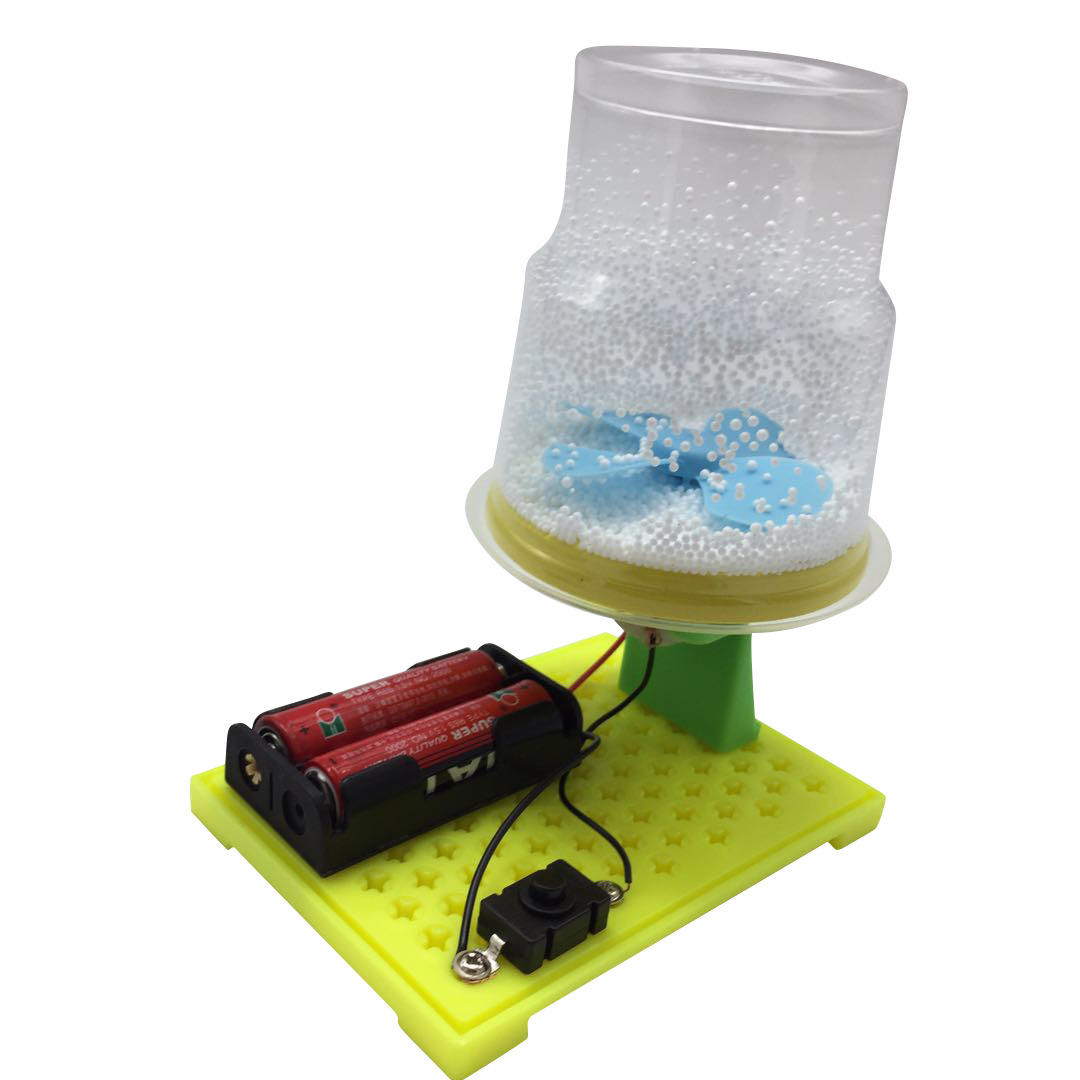 静电电动飞雪科学实验科技小制作小发明手工作业diy材料包玩具