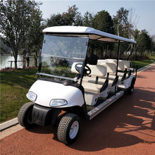工厂直销5000w新款EZGO10座油电两用巡逻代步四轮电动高尔夫球车
