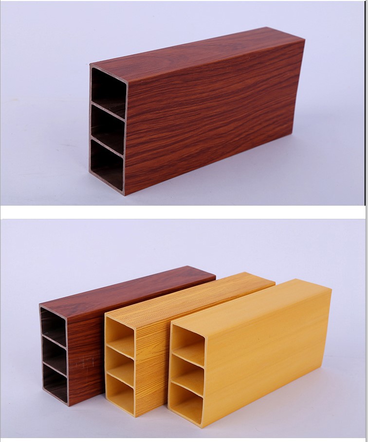 生态木吊顶方通100*50方木吊顶立柱隔断玄关绿可木方