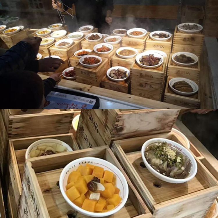 温度保温台_全木质浏阳蒸菜台 显示温度 浏记餐饮杉木盒 - 阿里巴巴