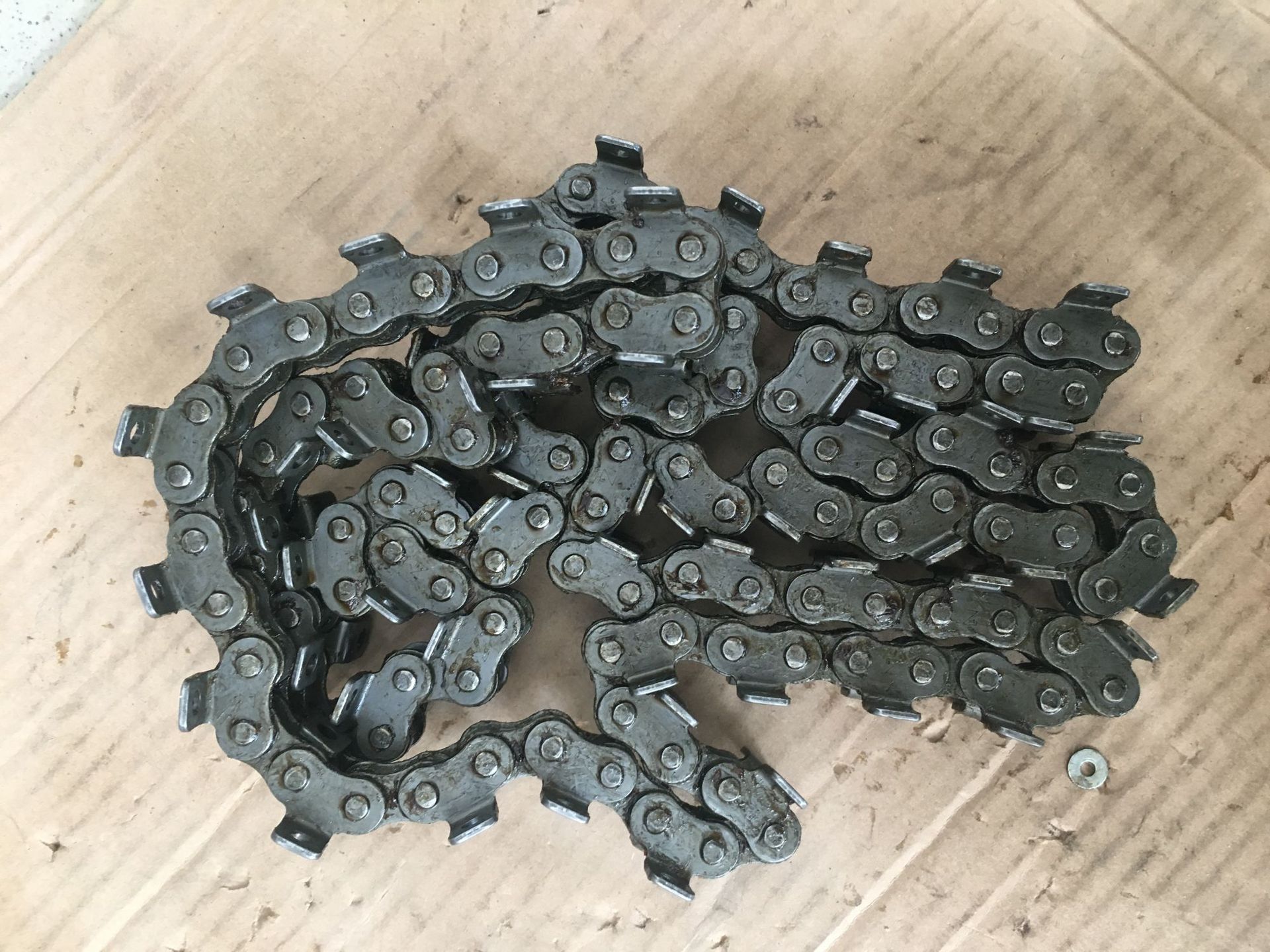 4分弯板链条 东华自强08b-1带耳链条 短节距带弯板链条 质量保证